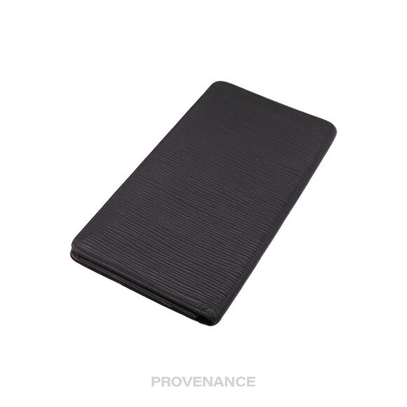🔴 Louis Vuitton Long Wallet in Black Epi Noir Leather - Picture 8 of 9